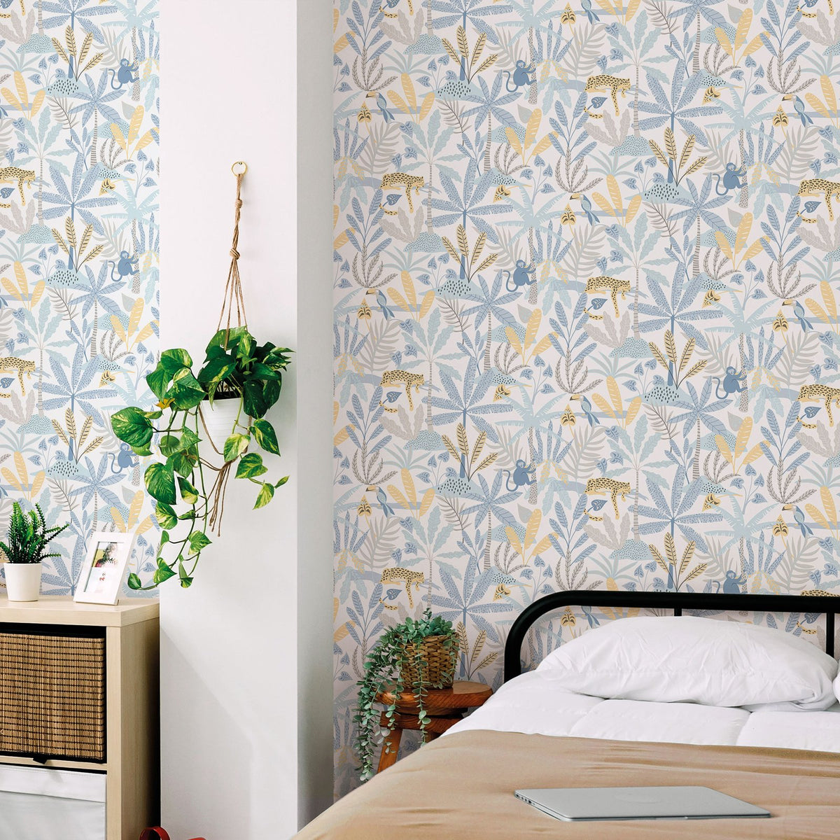 Galerie Bambino Jungly Blue Sidewall 286-2
