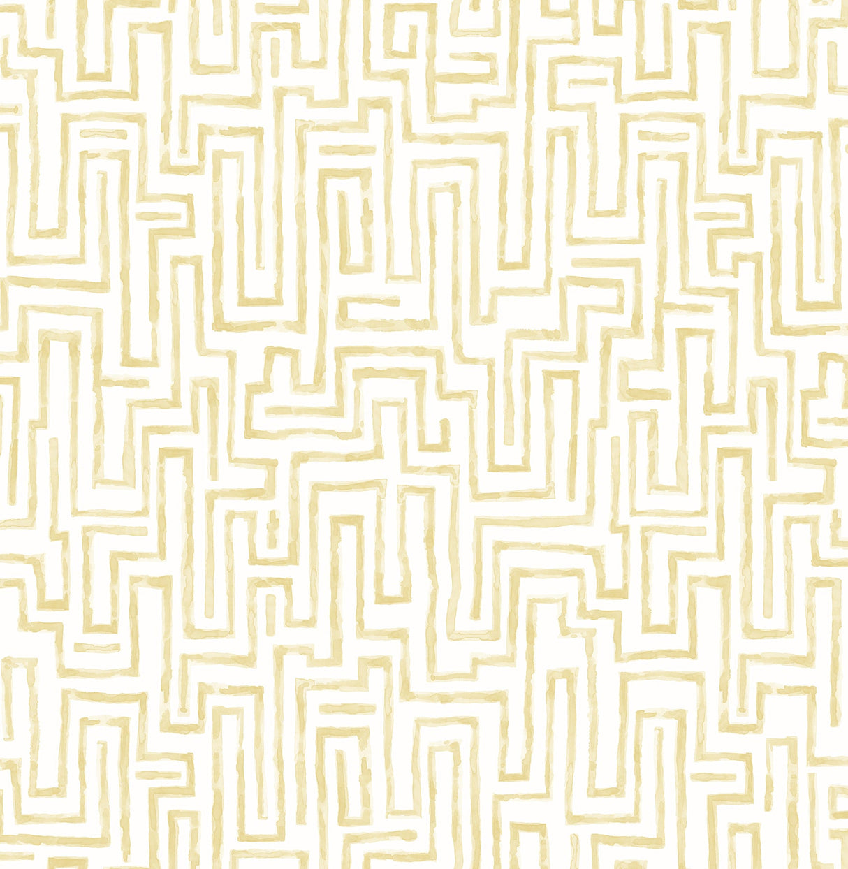 A-Street Prints 2861-25700 Ramble Mustard Geometric Wallpaper