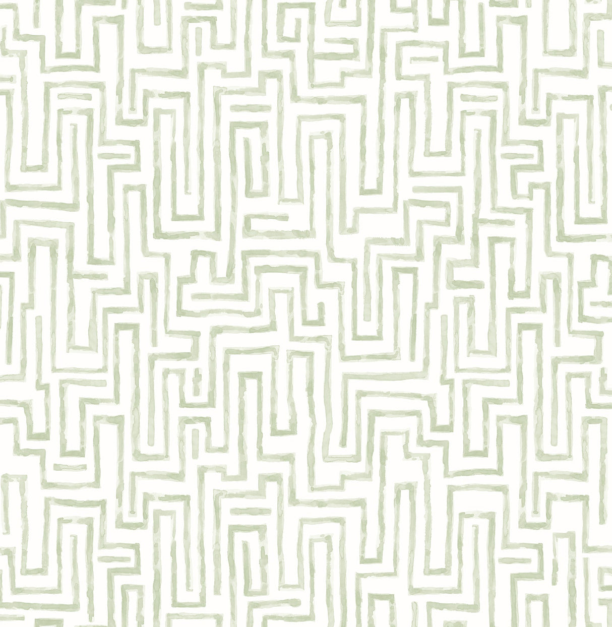 A-Street Prints 2861-25702 Ramble Sage Geometric Wallpaper