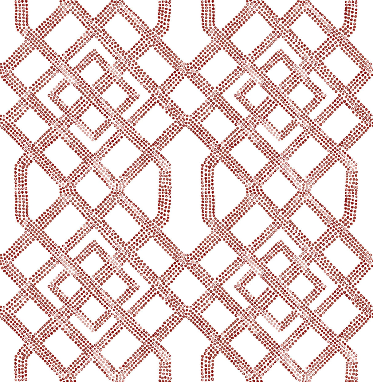 A-Street Prints 2861-25705 Traverse Red Trellis Wallpaper