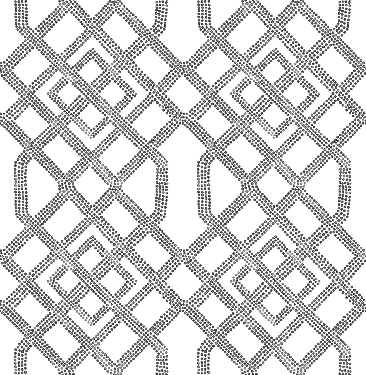 A-Street Prints 2861-25706 Traverse Black Trellis Wallpaper