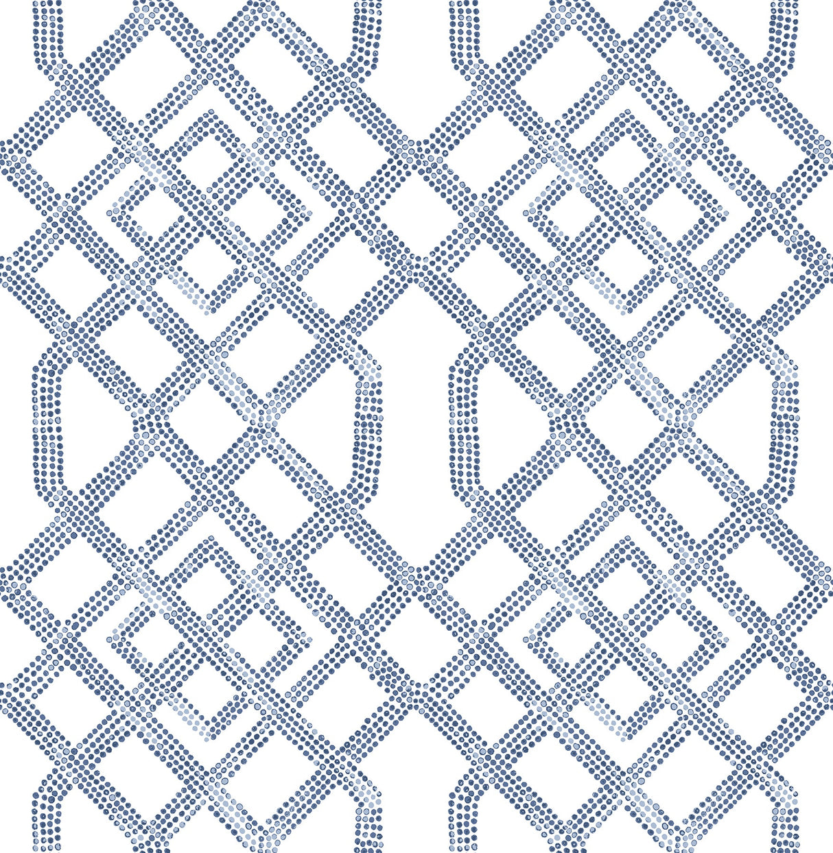 A-Street Prints 2861-25708 Traverse Blue Trellis Wallpaper