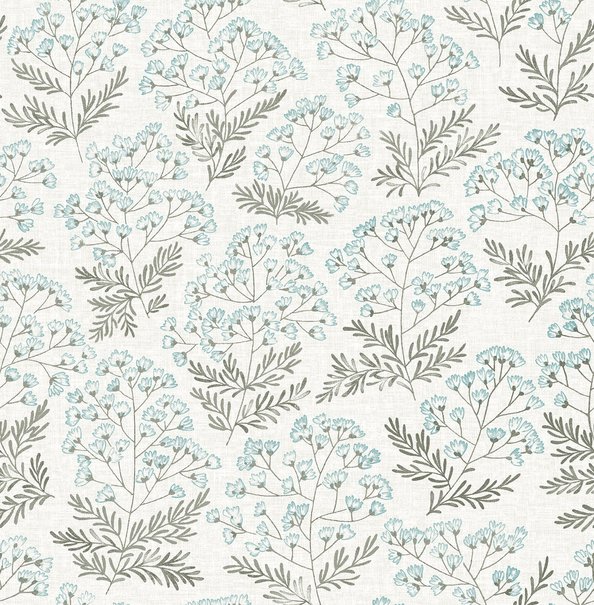A-Street Prints 2861-25714 Floret Blue Floral Wallpaper