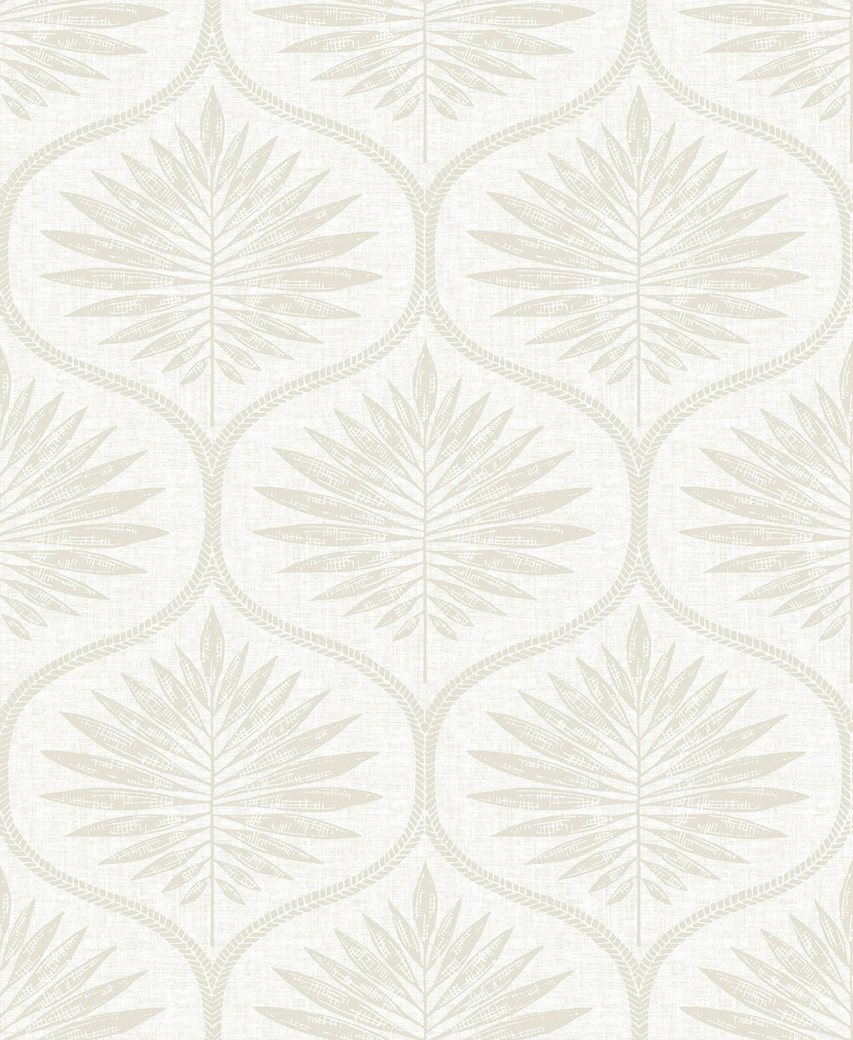 A-Street Prints 2861-25722 Laurel Bone Ogee Wallpaper