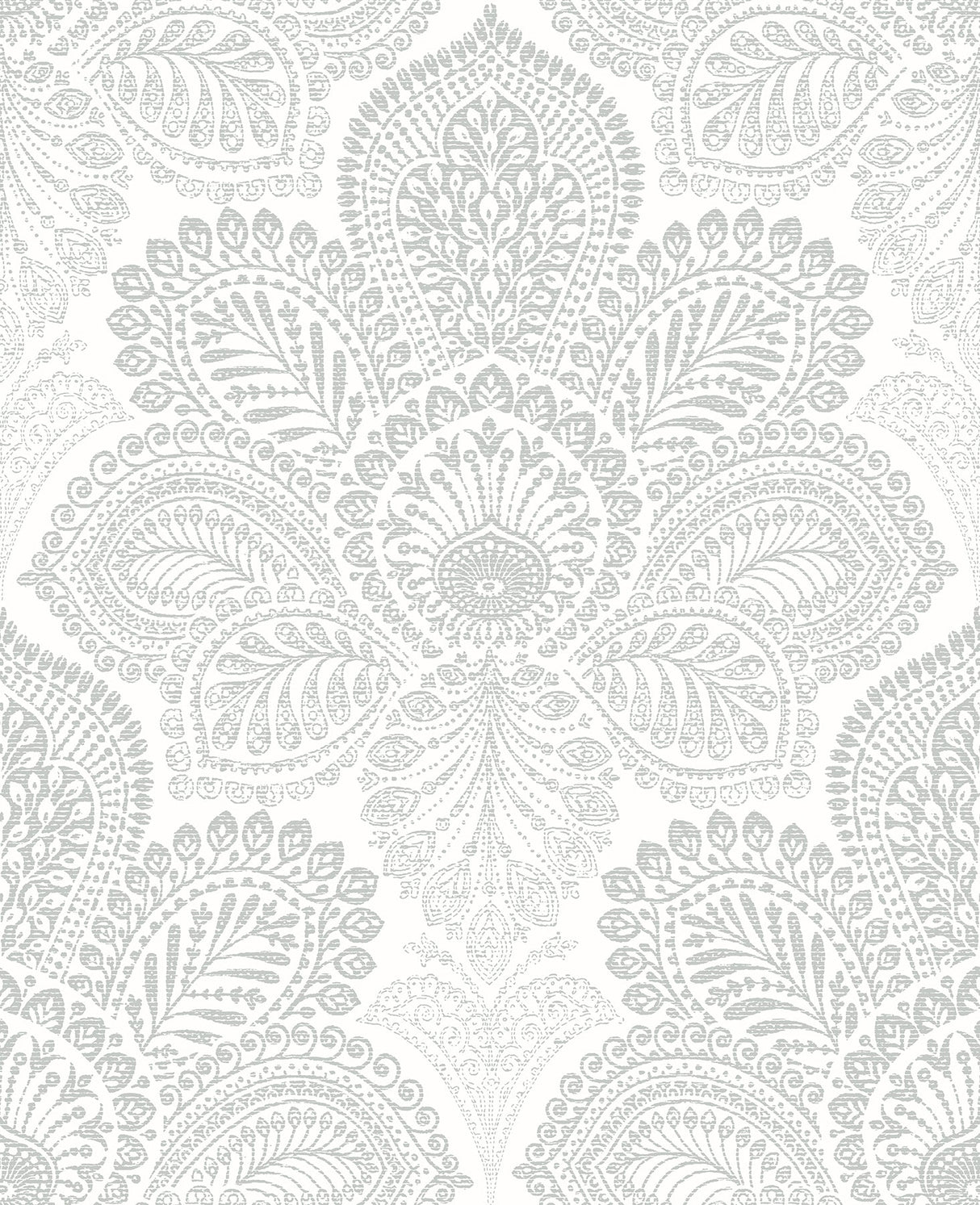 A-Street Prints 2861-25730 Triumph Off-White Medallion Wallpaper