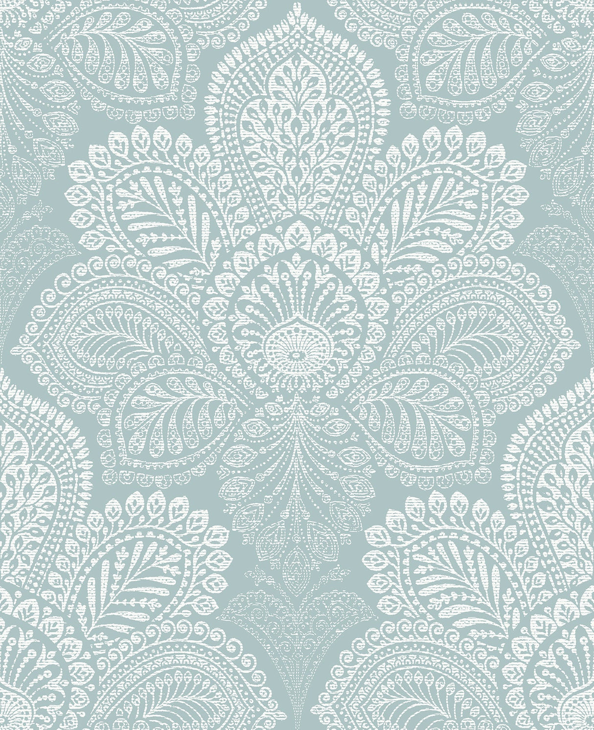 A-Street Prints 2861-25731 Triumph Light Blue Medallion Wallpaper