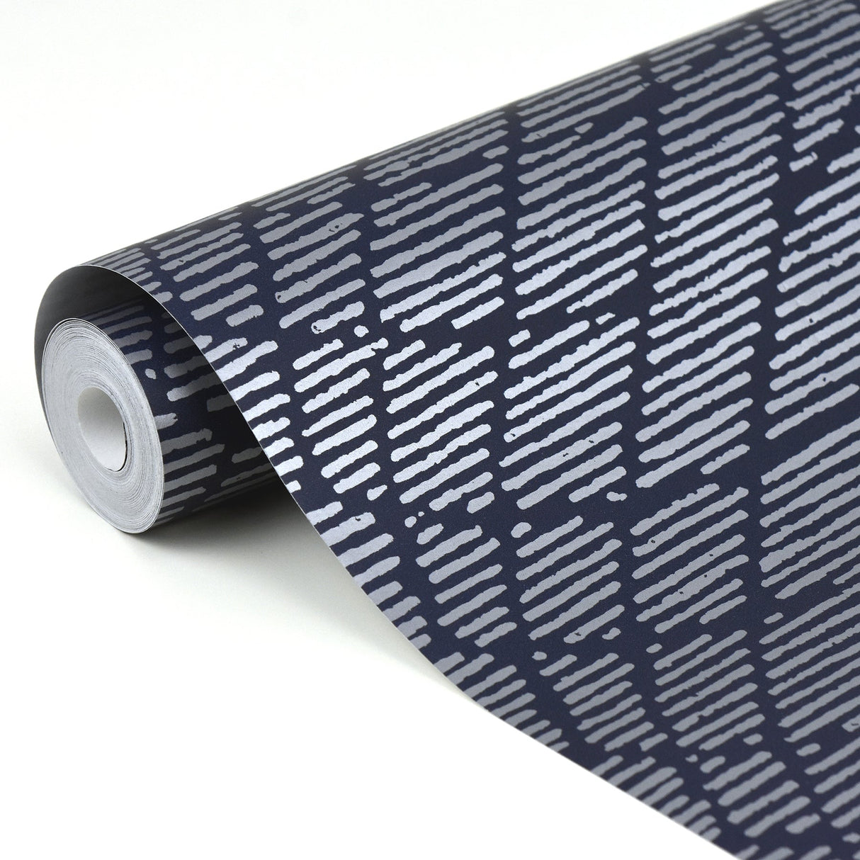 A-Street Prints 2861-25743 Aperion Navy Chevron Wallpaper