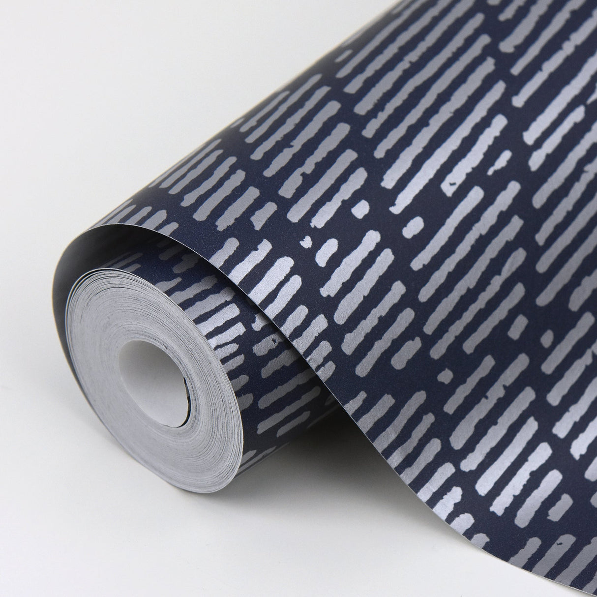 A-Street Prints 2861-25743 Aperion Navy Chevron Wallpaper