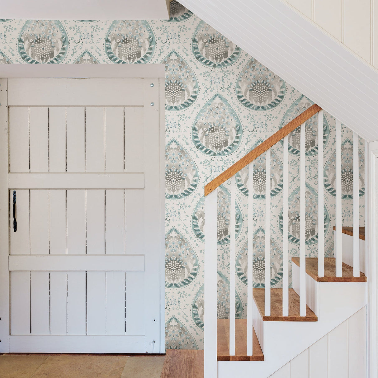 A-Street Prints 2861-25751 Alistair Blue Medallion Wallpaper