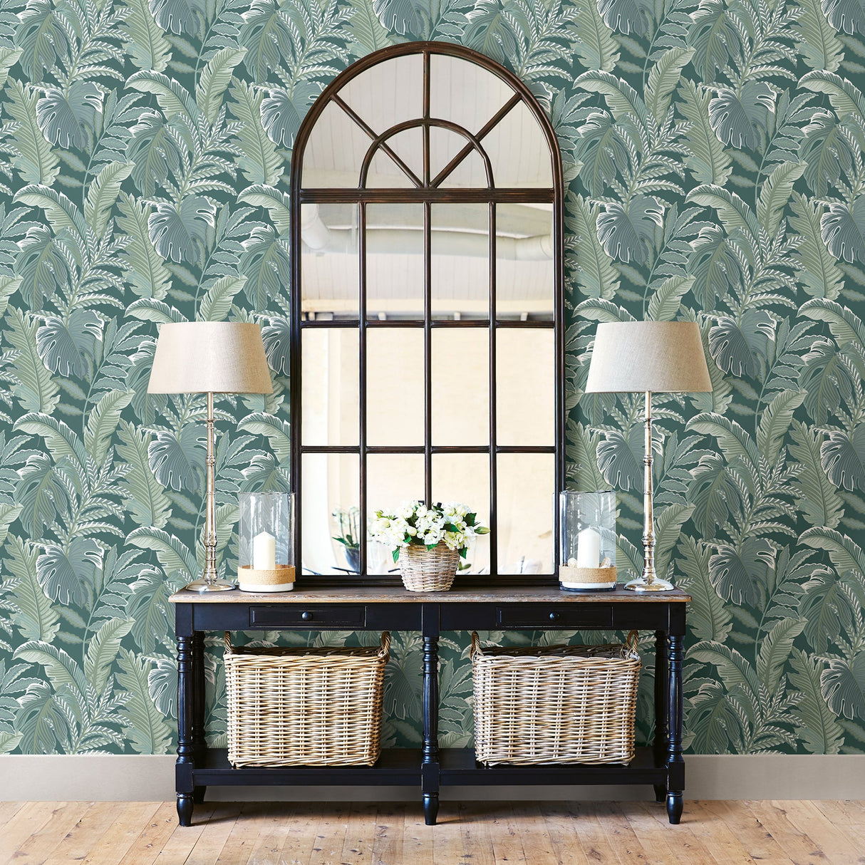 A-Street Prints 2861-25757 Verdant Sage Botanical Wallpaper
