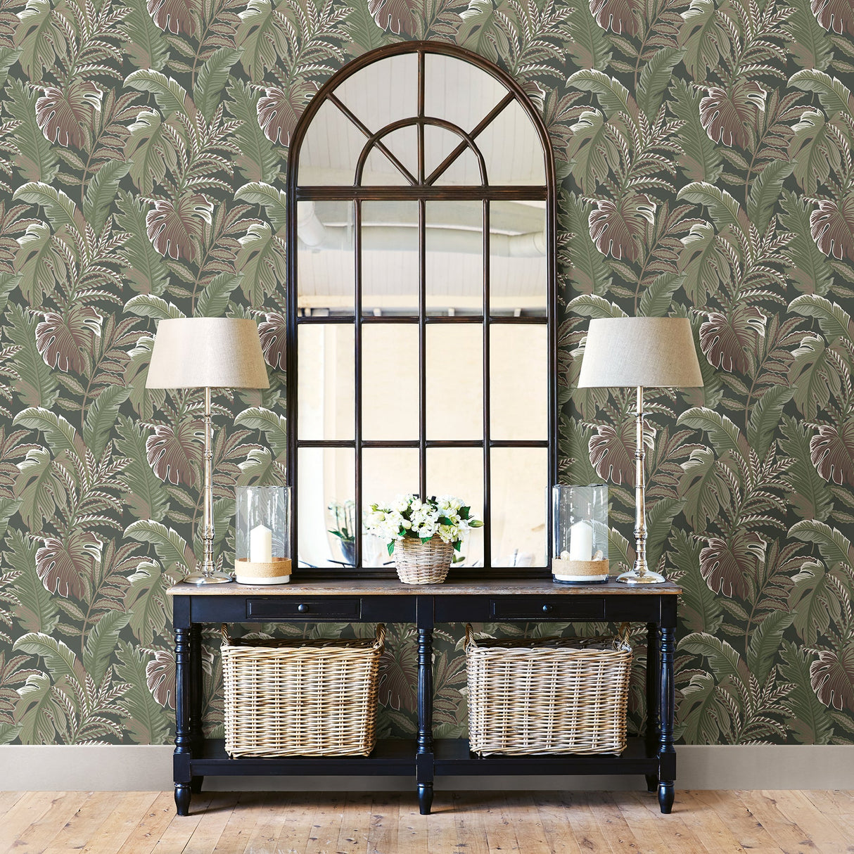 A-Street Prints 2861-25759 Verdant Multicolor Botanical Wallpaper