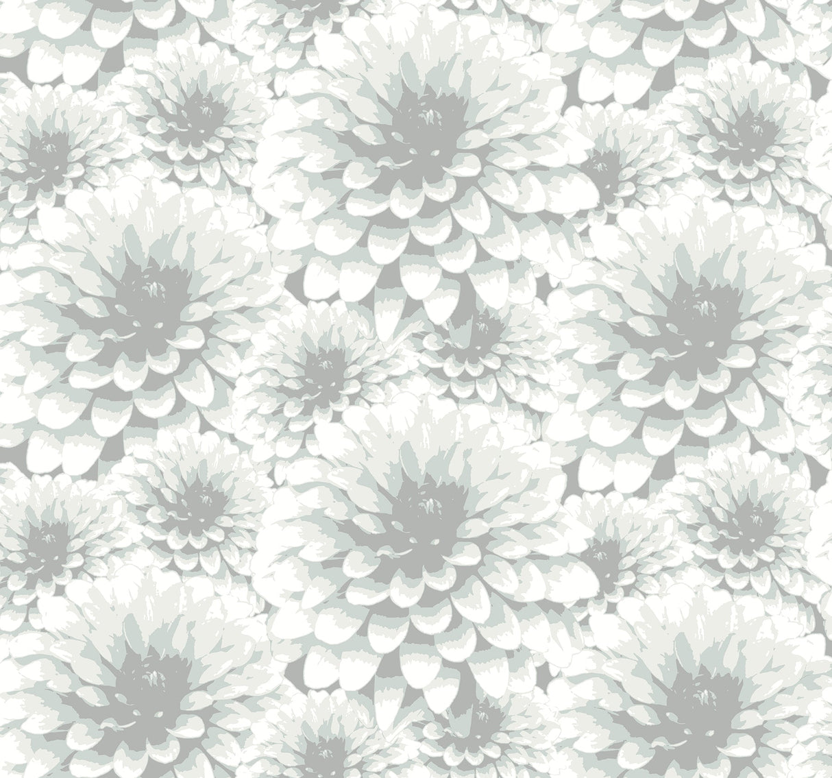 A-Street Prints 2861-87519 Umbra Light Grey Floral Wallpaper