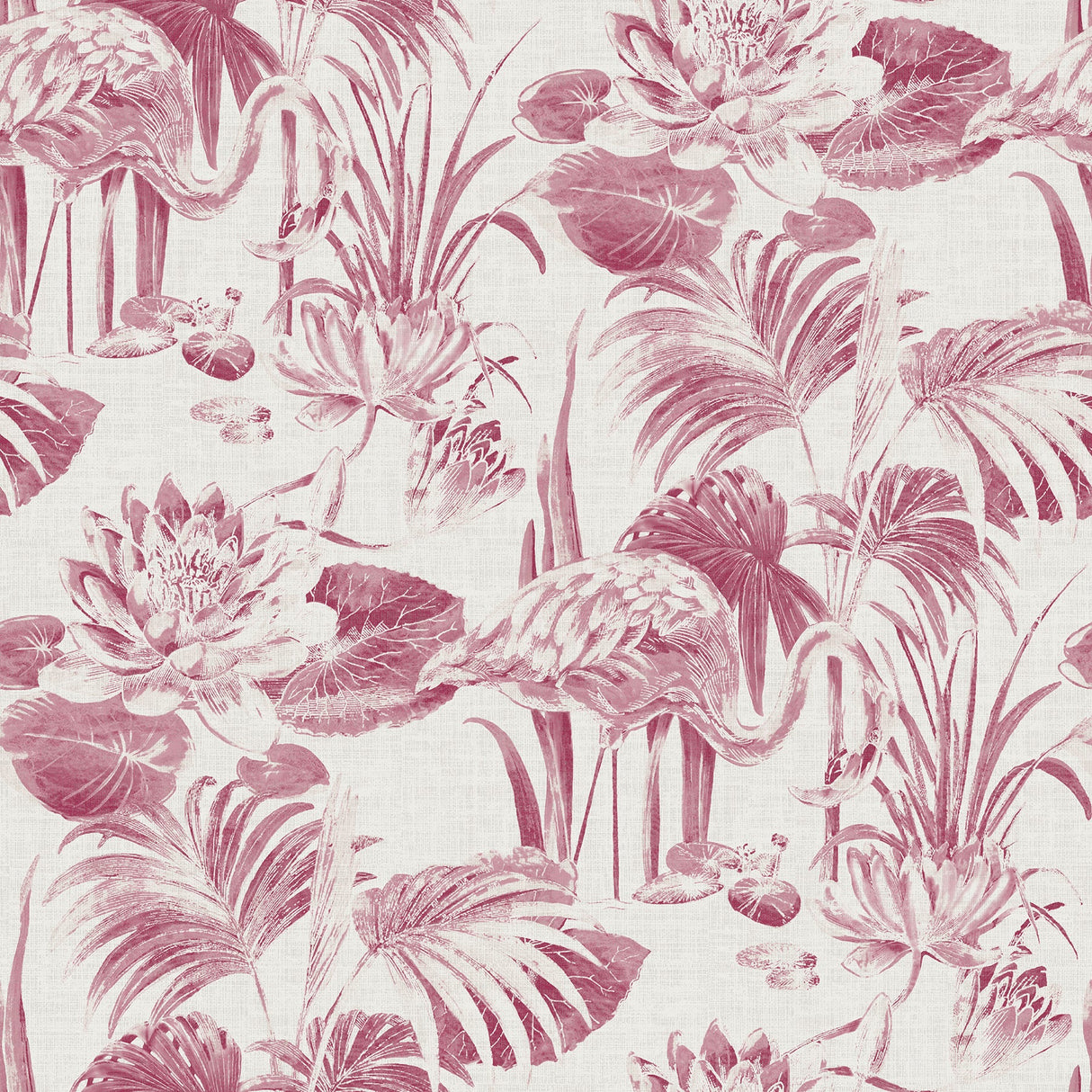 A-Street Prints 2861-87524 Frolic Magenta Lagoon Wallpaper