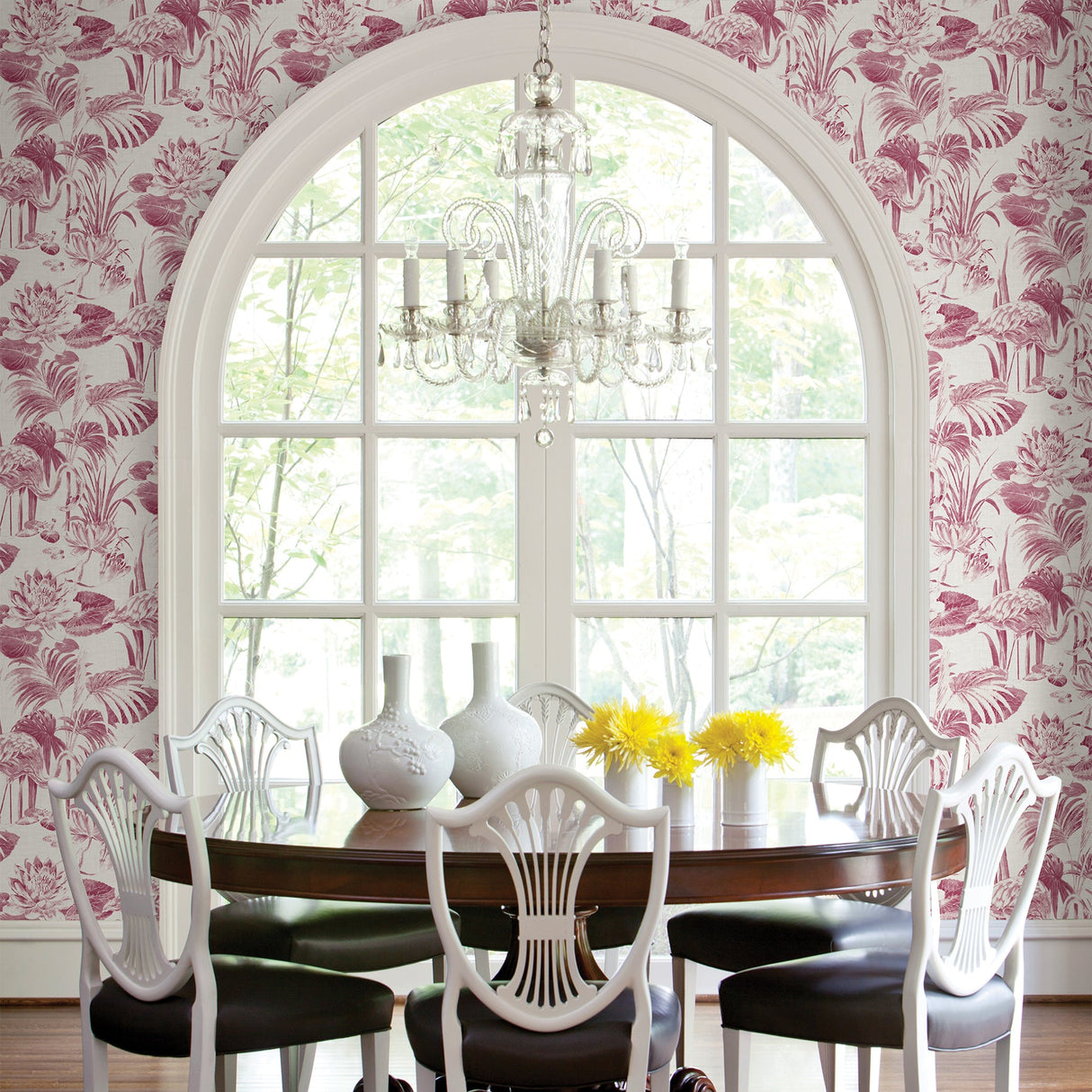 A-Street Prints 2861-87524 Frolic Magenta Lagoon Wallpaper