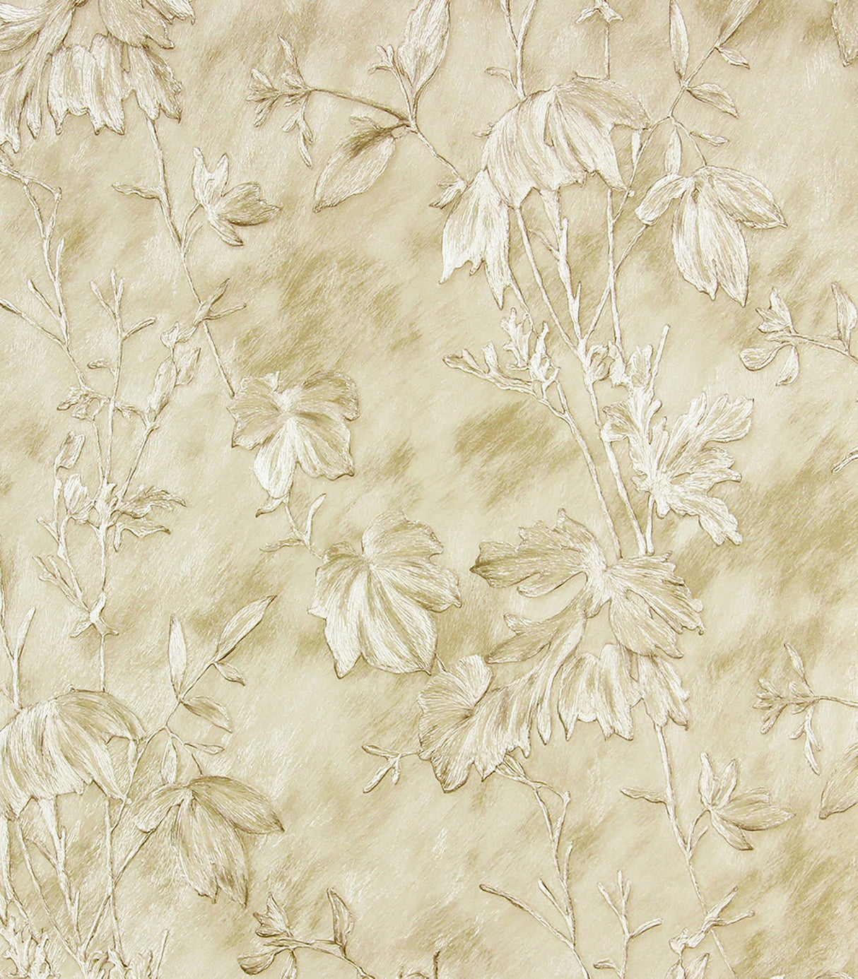 Brewster 2871-88740 Portofino Cream Cow Leaves Wallpaper