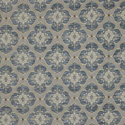 KRAVET COUTURE 28828.540.0 ORNAMENT ACCENT CERULEAN Fabric - Eade's Wallpaper