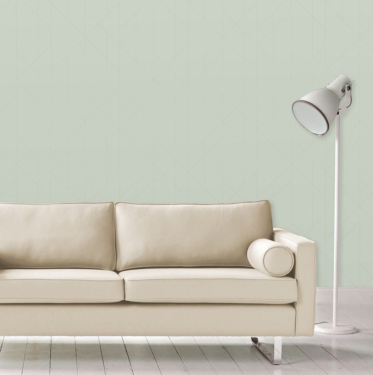 A-Street Prints 2889-25202 Torpa Mint Geometric Wallpaper