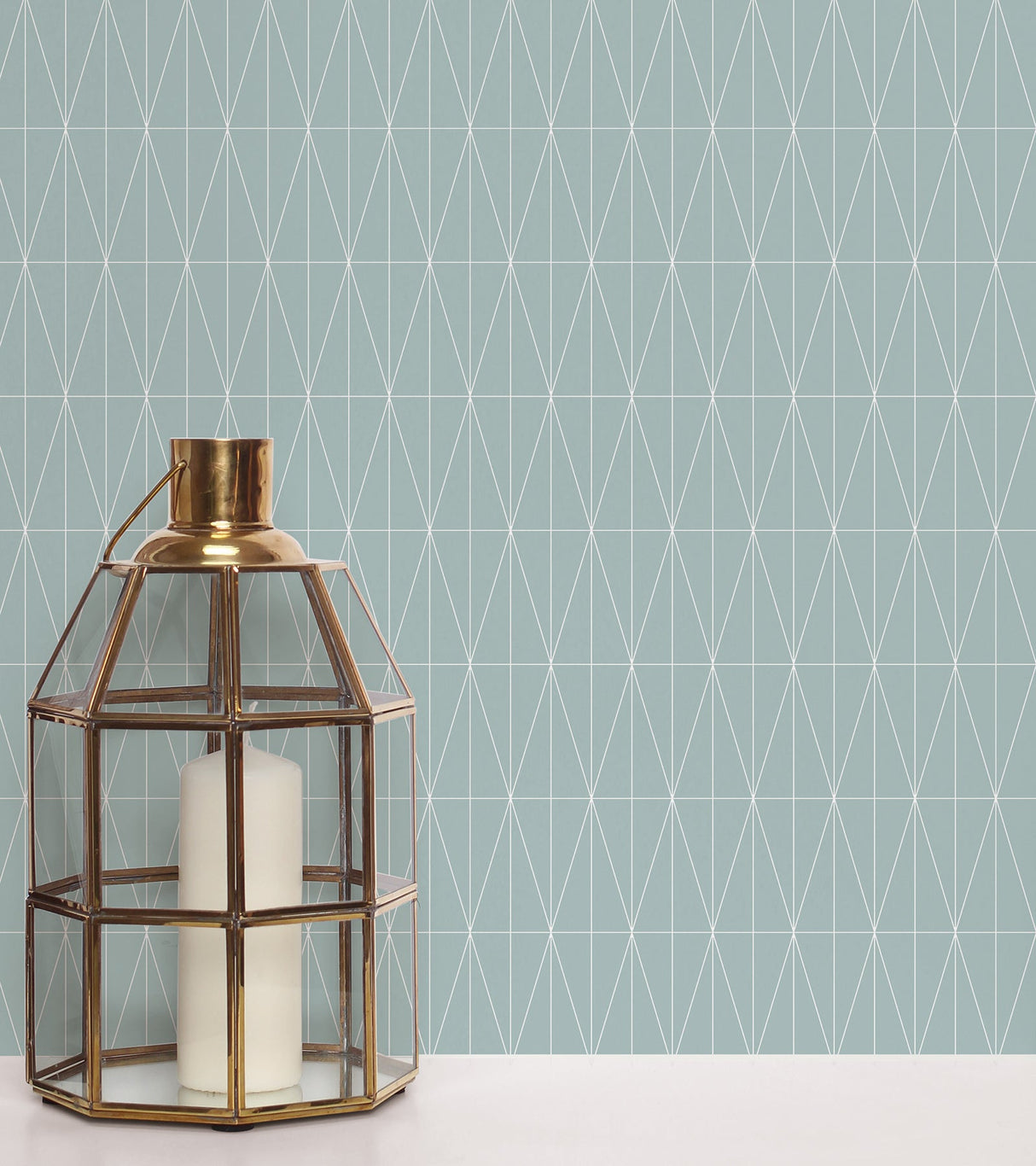 A-Street Prints 2889-25211 Tofta Light Blue Geometric Wallpaper