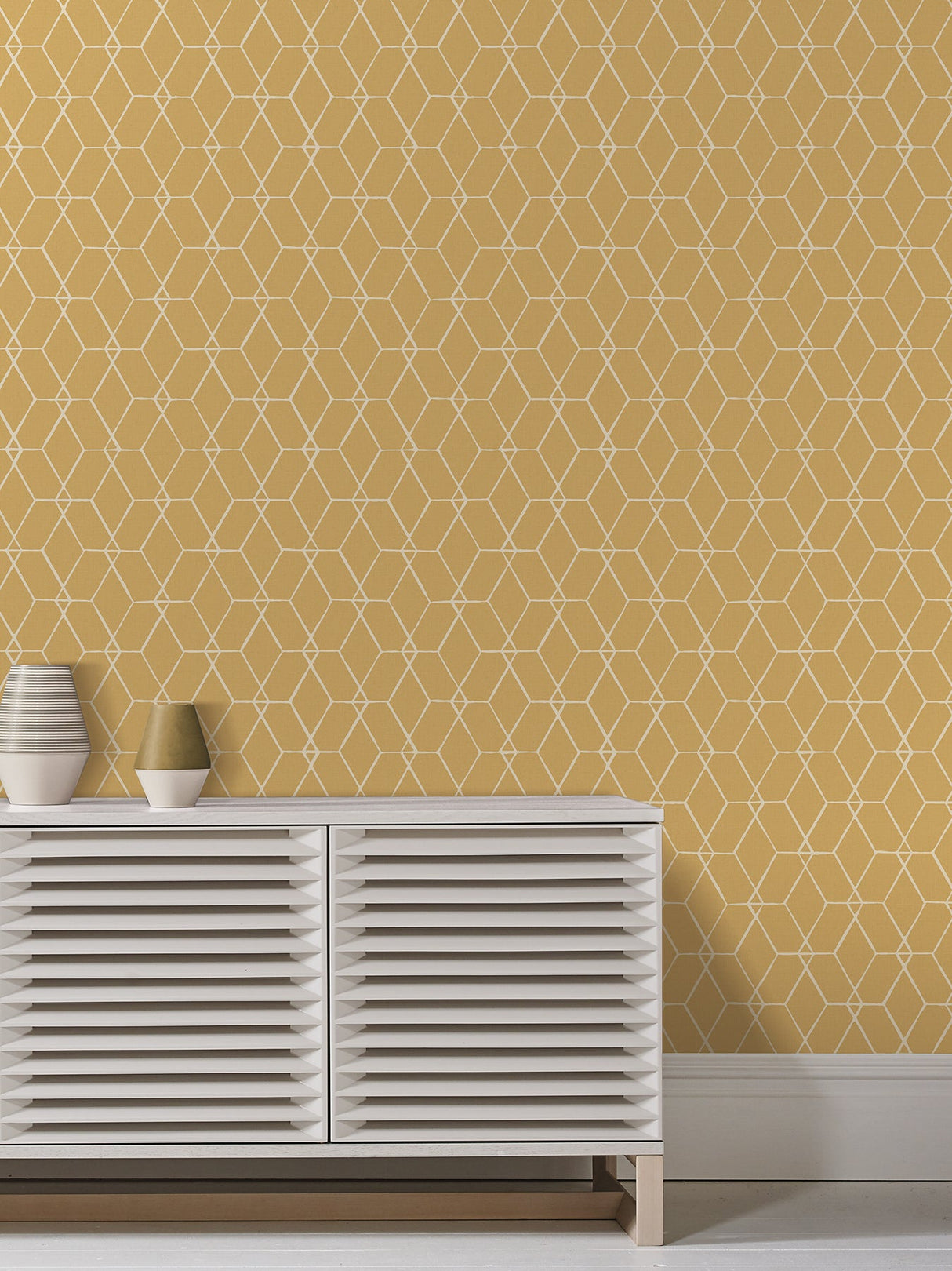A-Street Prints 2889-25253 Osterlen Yellow Trellis Wallpaper