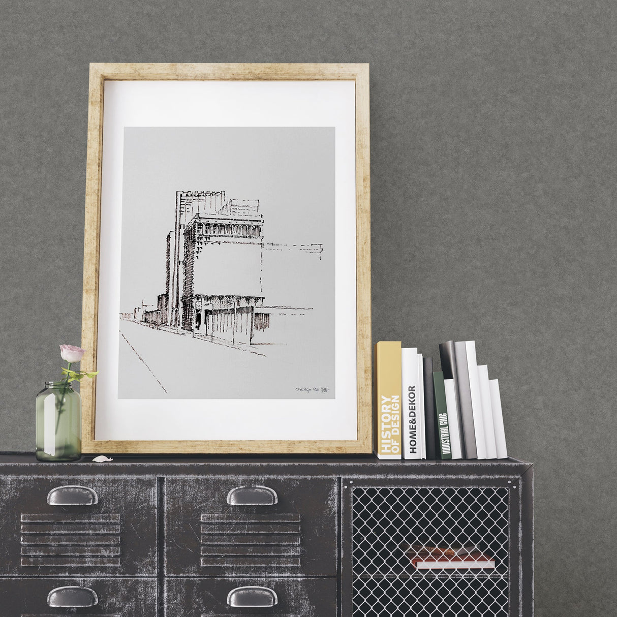 Decorline 2896-25360 Cielo Dark Grey Sponged Metallic Wallpaper