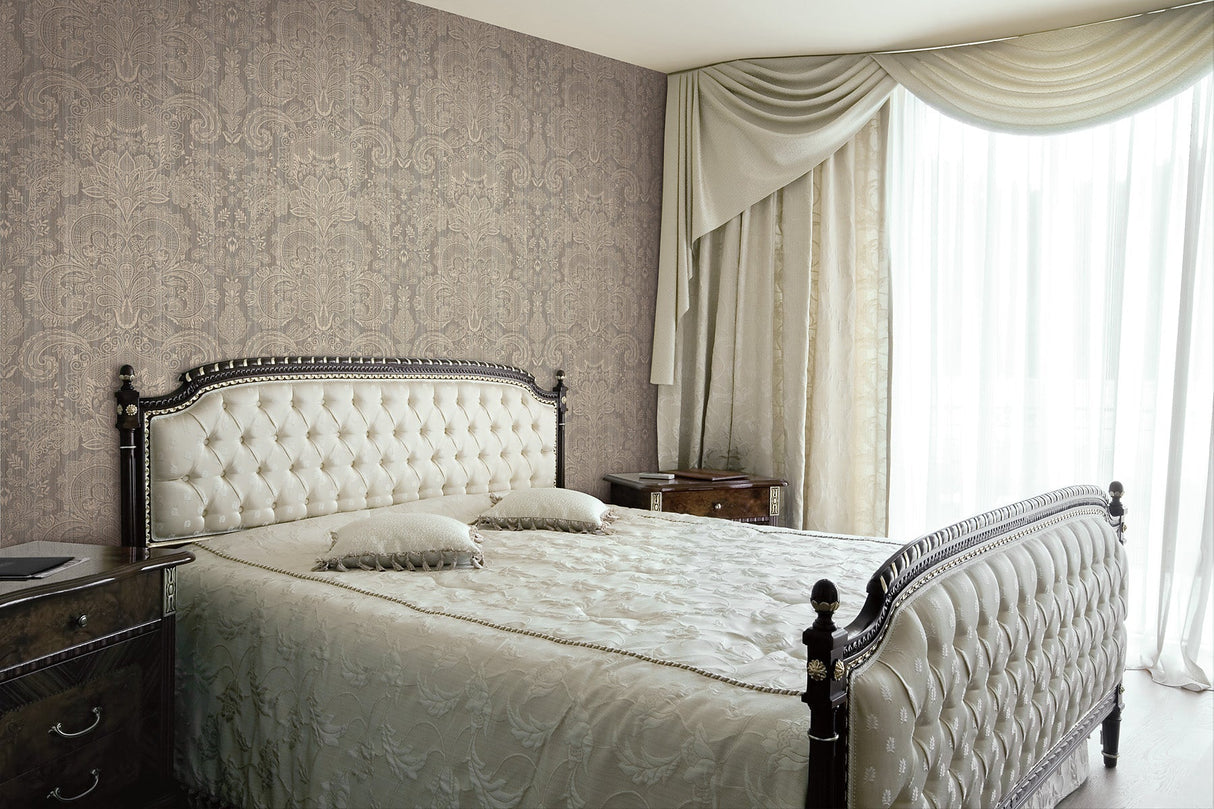 Fairwinds Studio 290-50800 Neutral Lace Damask Wallpaper