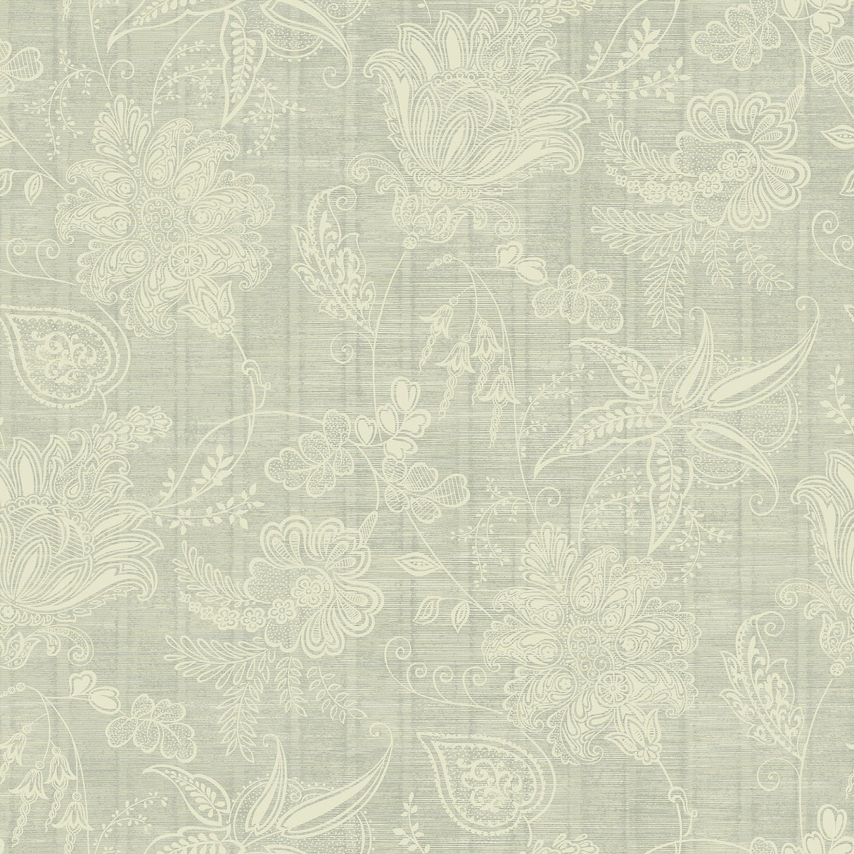 Fairwinds Studio 290-51108 Linen Jacobean Trail Wallpaper