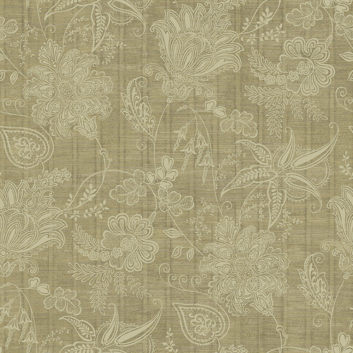 Fairwinds Studio 290-51117 Neutral Jacobean Trail Wallpaper