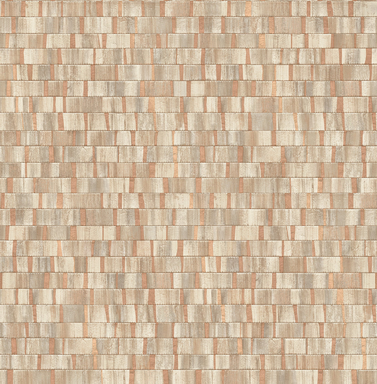 Fine Decor 2900-24925 Constantine Copper Faux Wood Wallpaper