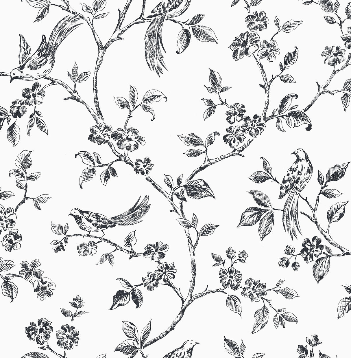 Fine Decor 2900-40289 Jeanie Black Tree Wallpaper