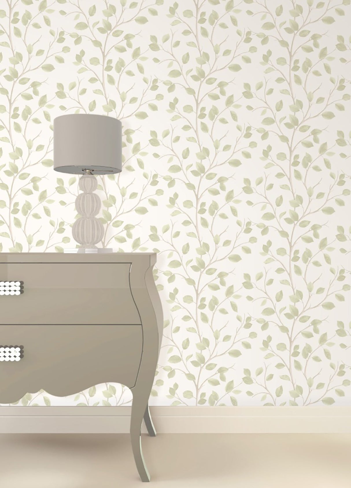 Fine Decor 2900-40669 Beech Natural Leaf Wallpaper