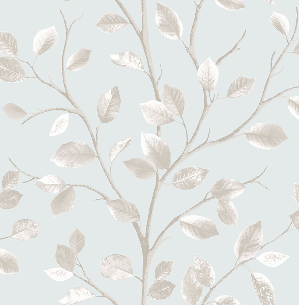 Fine Decor 2900-40670 Beech Teal Leaf Wallpaper
