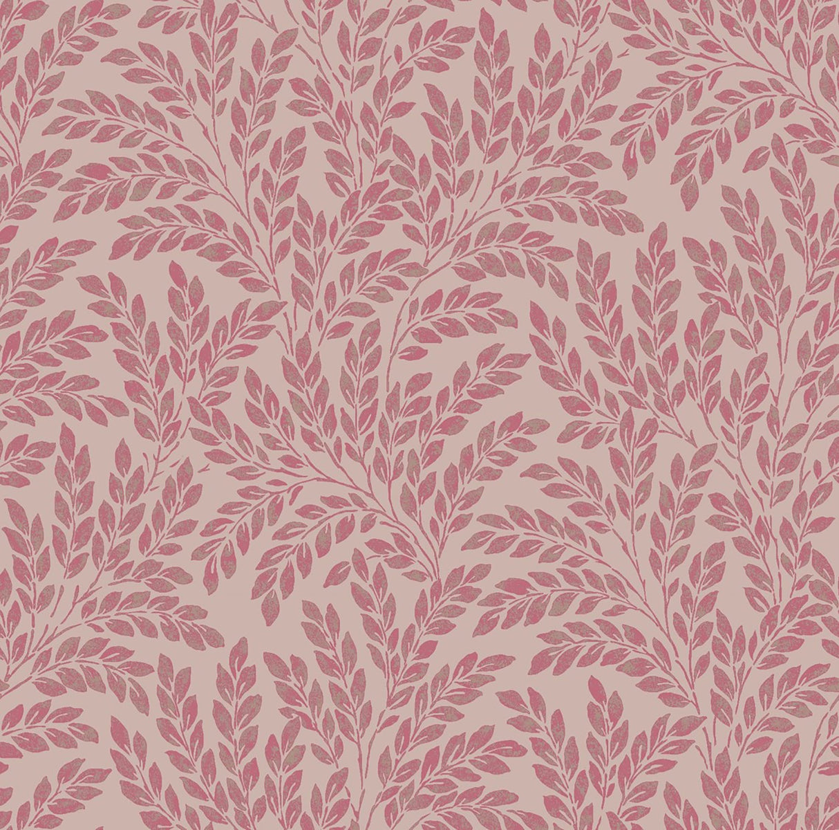 Fine Decor 2900-42020 Red Jade Leaf Wallpaper