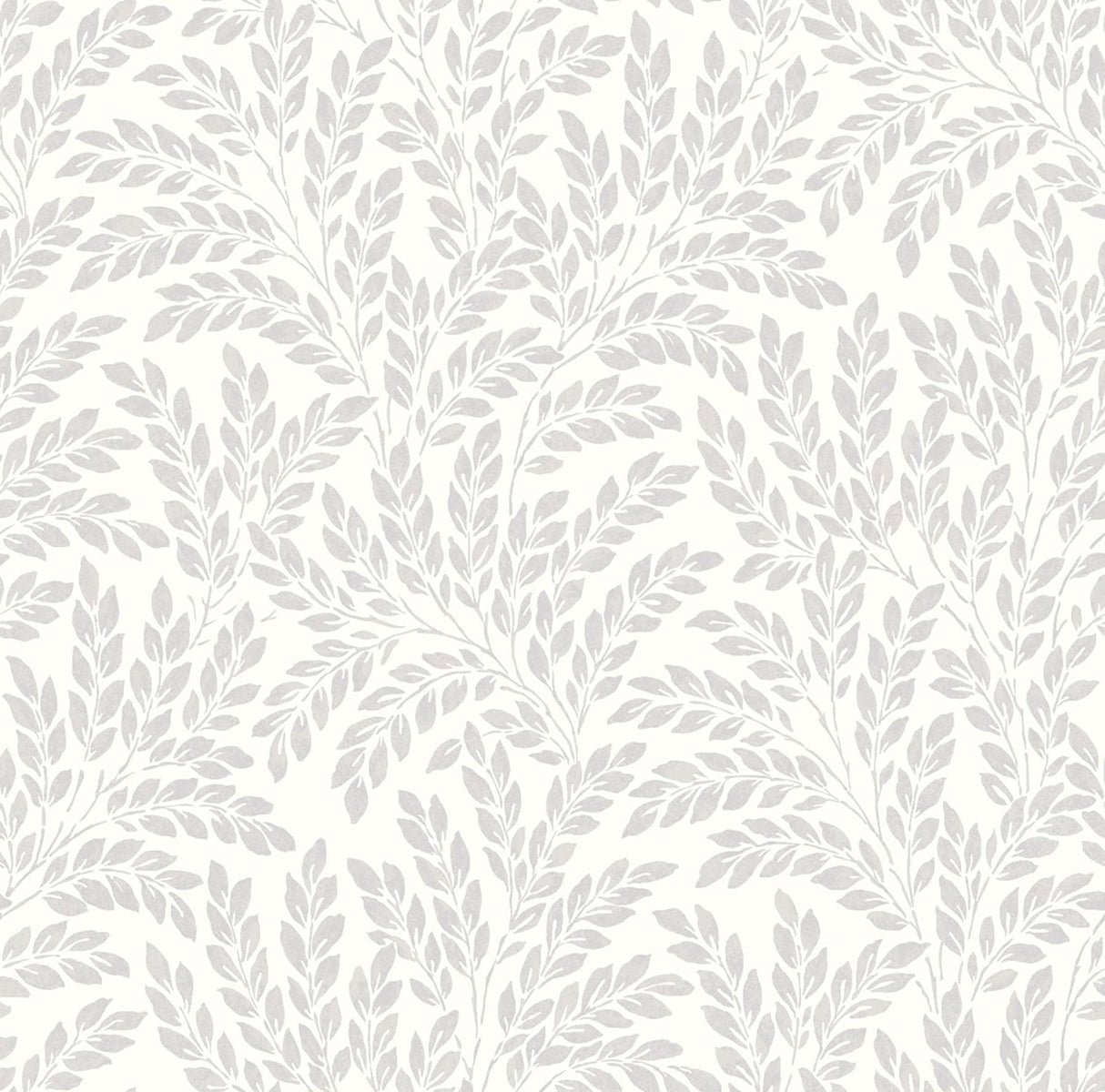 Fine Decor 2900-42028 Soft White Jade Leaf Wallpaper