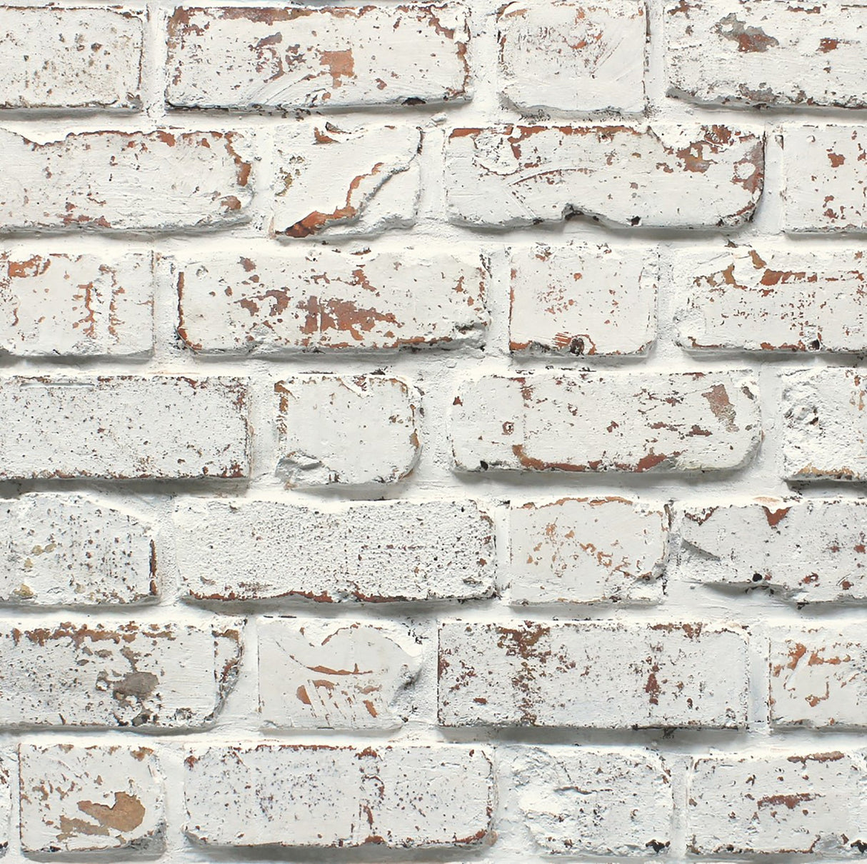 Fine Decor 2900-42032 White Rustic Brick Wallpaper