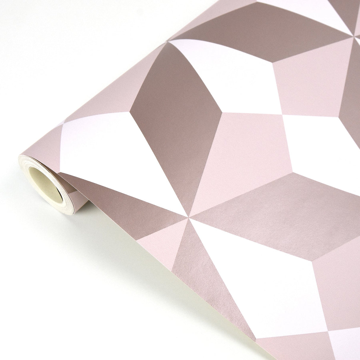 Fine Decor 2900-42547 Newby Rose Gold Geometric Wallpaper