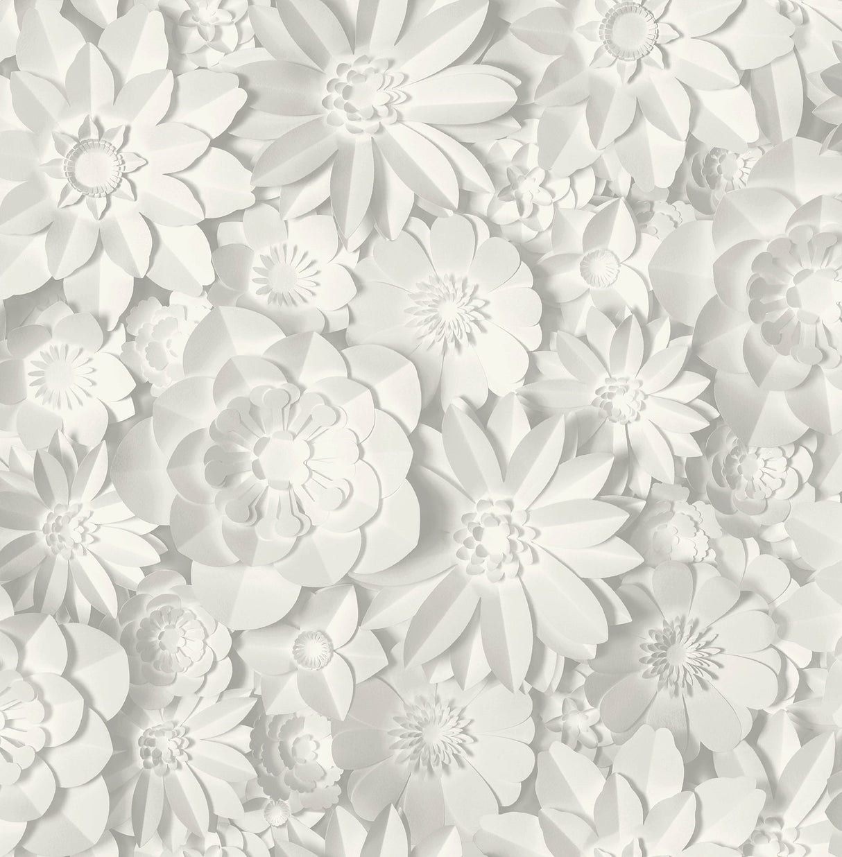 Fine Decor 2900-42554 Dacre White Floral Wallpaper