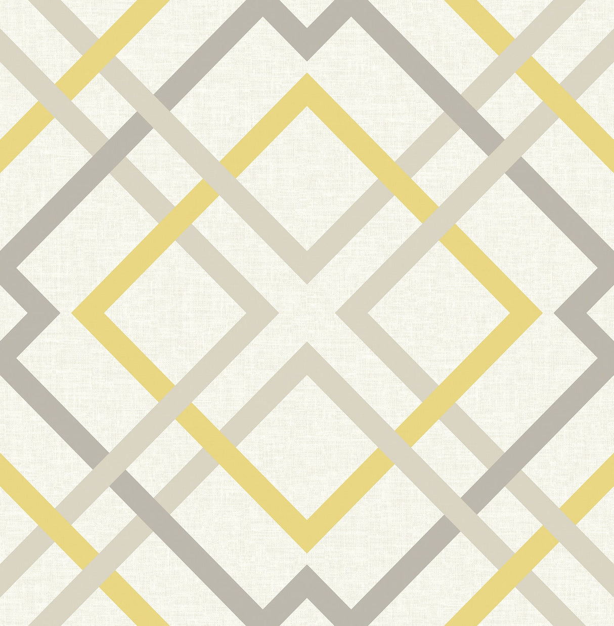 A-Street Prints 2901-22652 Saltire Emile Yellow Lattice Wallpaper