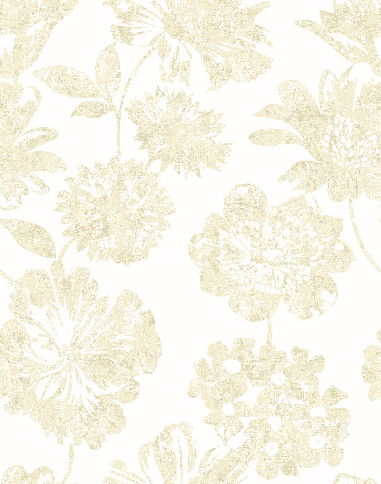 A-Street Prints 2901-25417 Folia Beige Floral Wallpaper