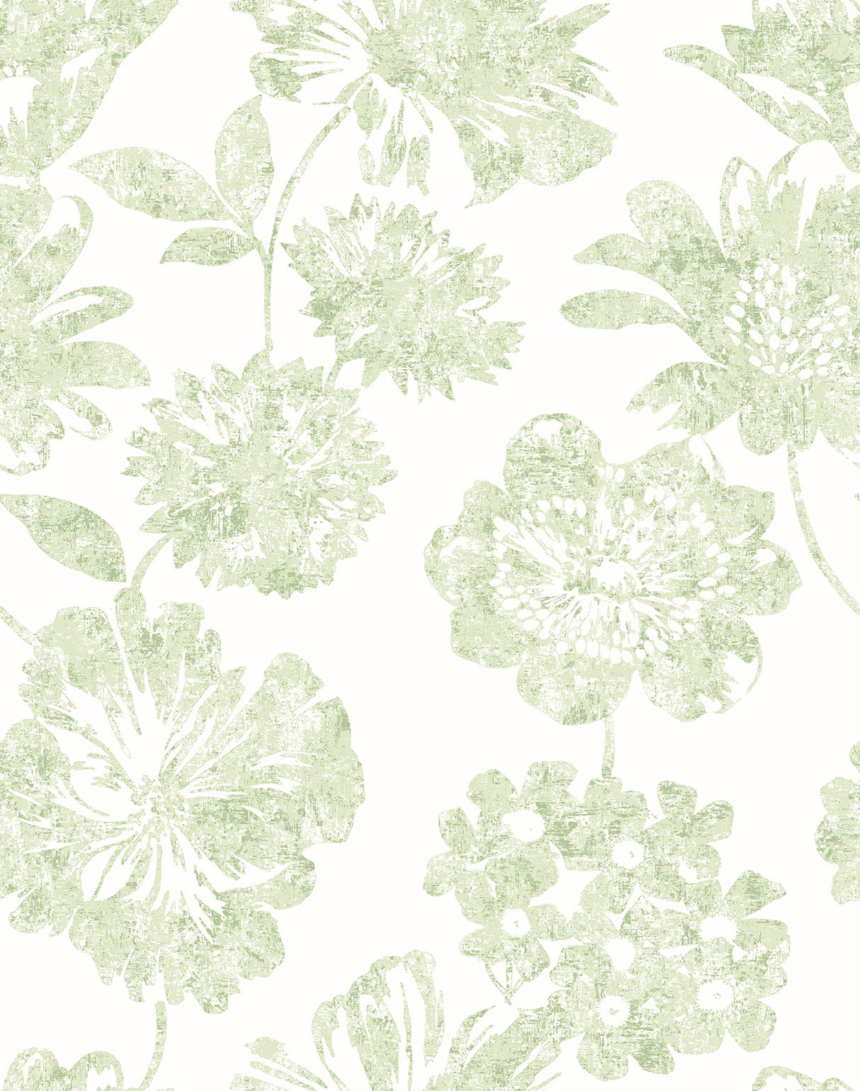 A-Street Prints 2901-25419 Folia Light Green Floral Wallpaper