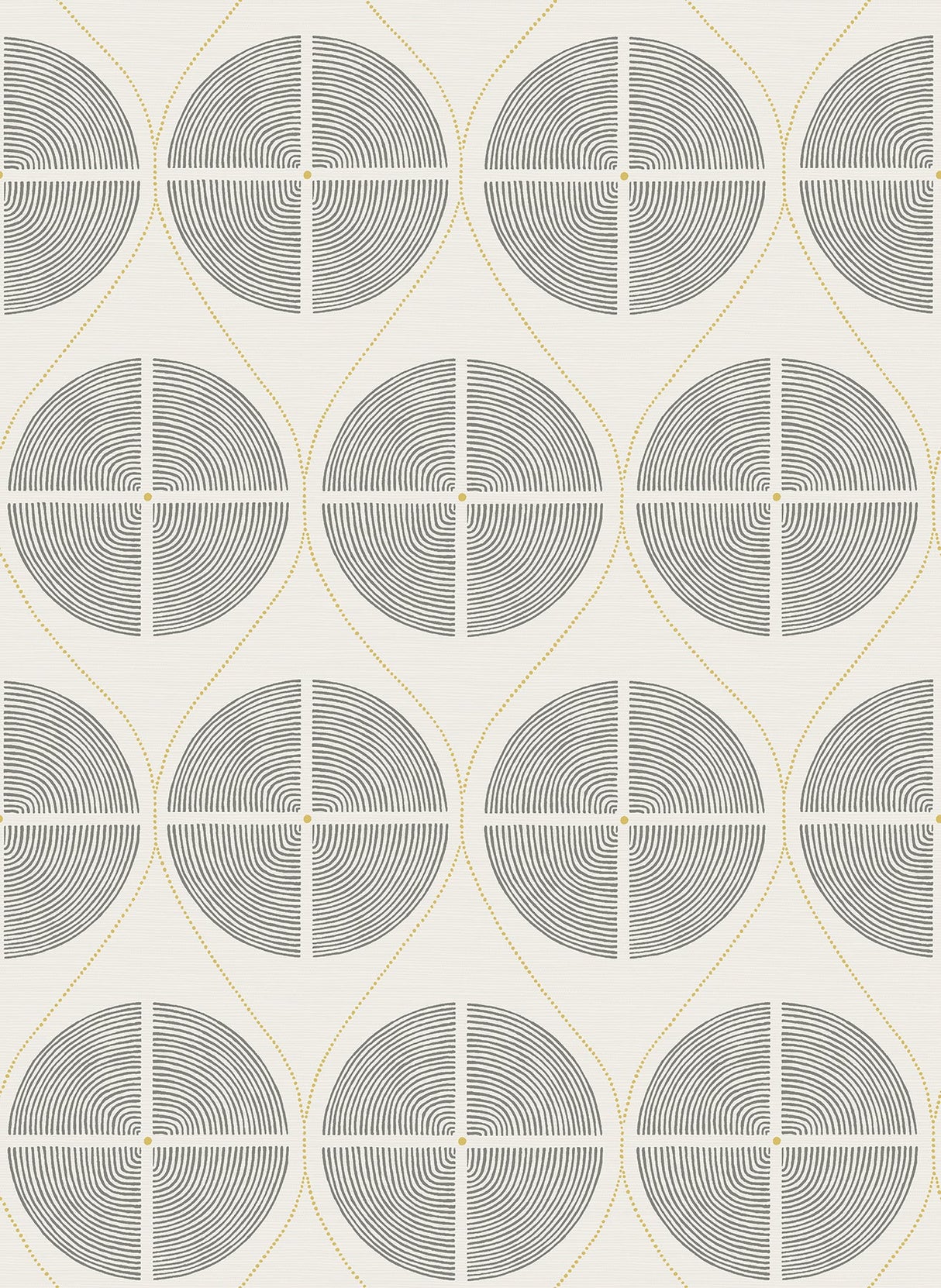 A-Street Prints 2901-25425 Luminary Grey Ogee Wallpaper