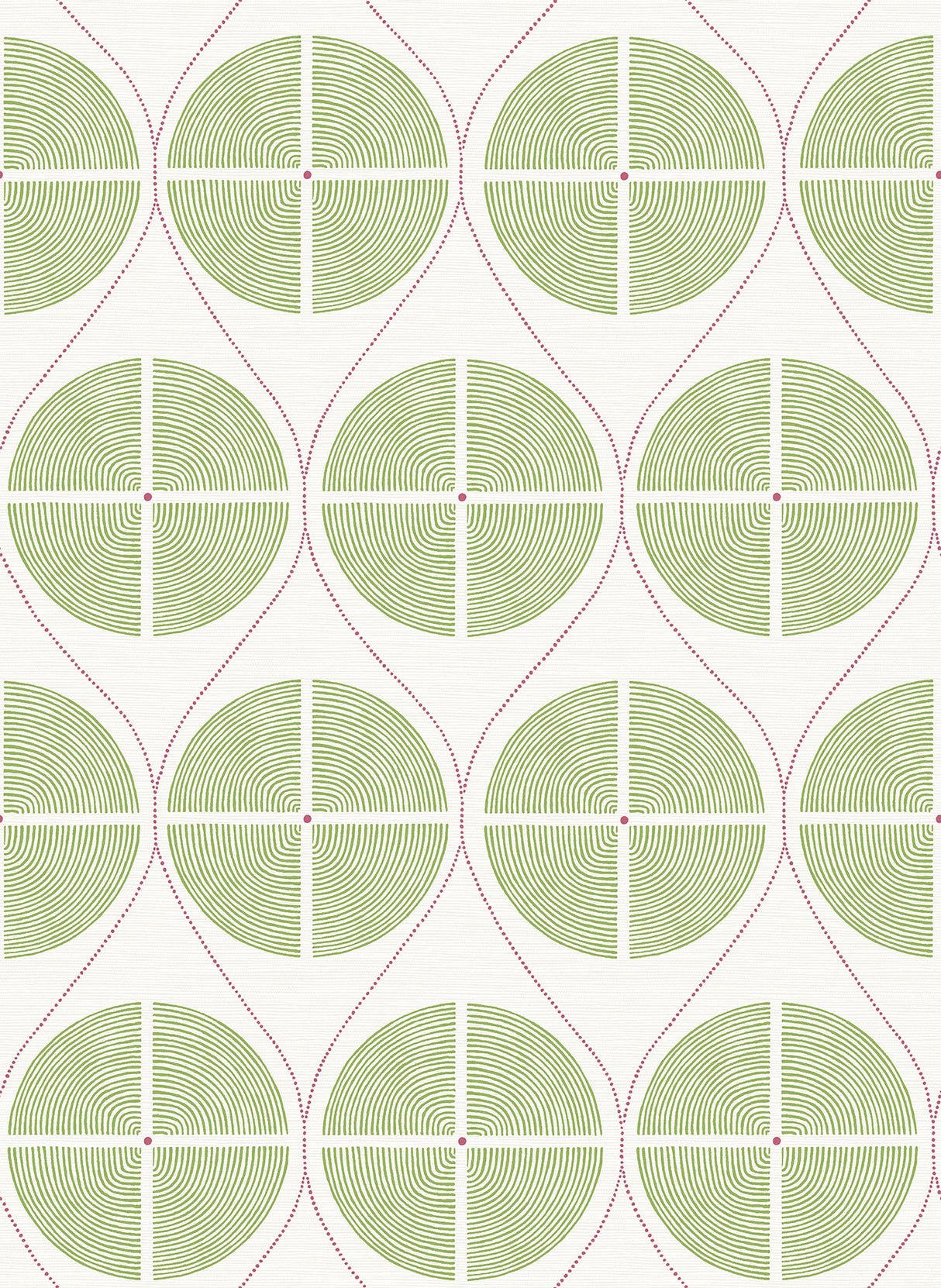 A-Street Prints 2901-25426 Luminary Green Ogee Wallpaper