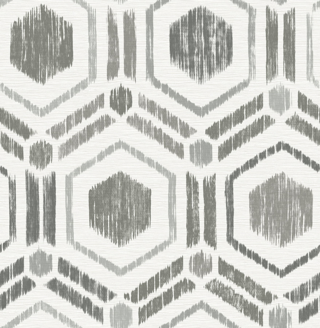 A-Street Prints 2901-25432 Borneo Taupe Geometric Grasscloth Wallpaper