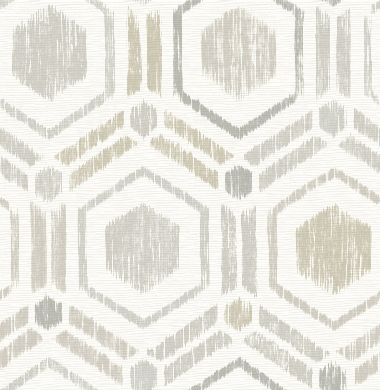 A-Street Prints 2901-25434 Borneo Light Grey Geometric Grasscloth Wallpaper