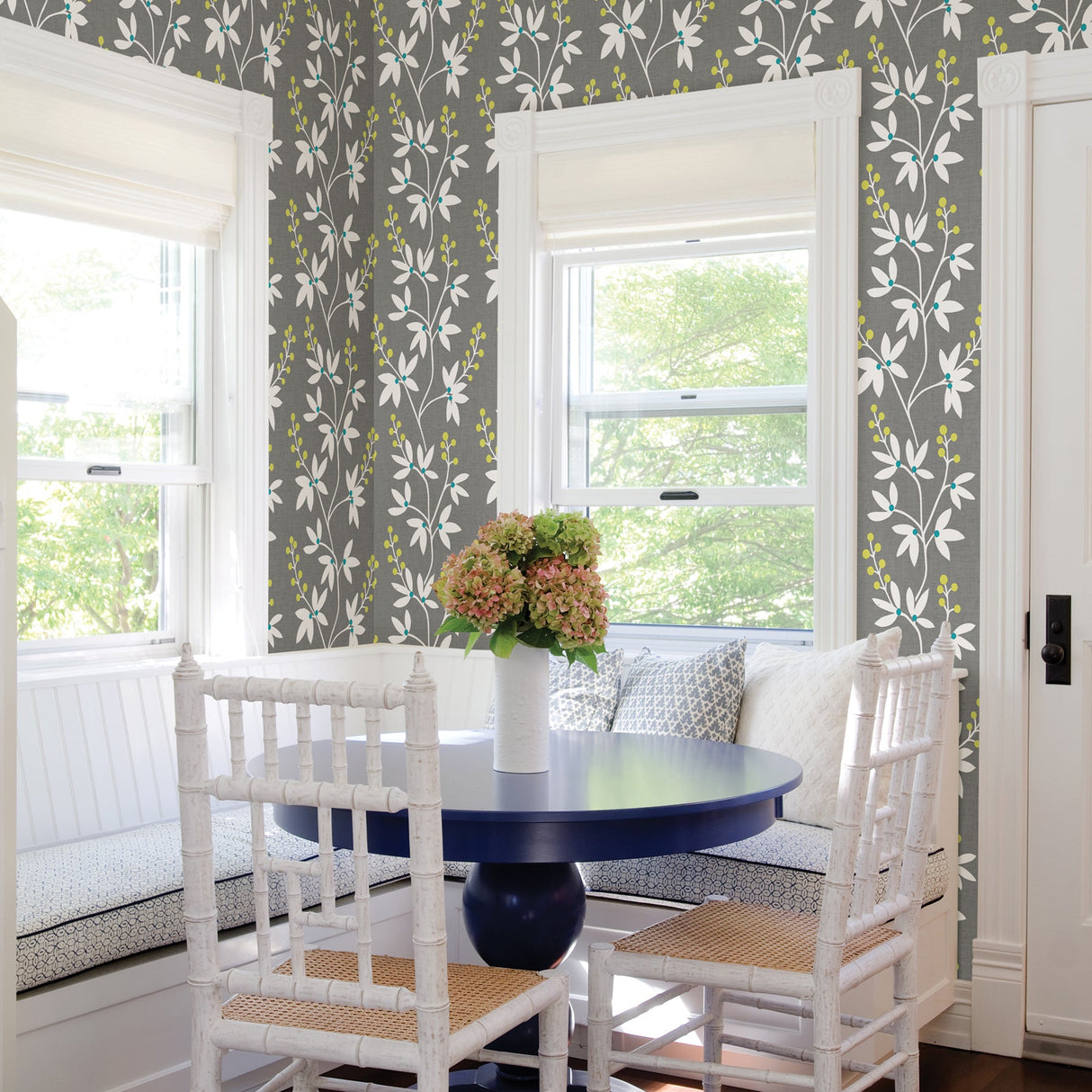 A-Street Prints 2901-25441 Linnea Elsa Taupe Botanical Trail Wallpaper