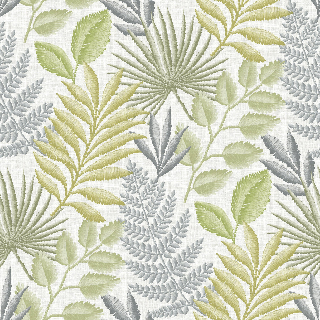 A-Street Prints 2901-87503 Palomas Grey Botanical Wallpaper