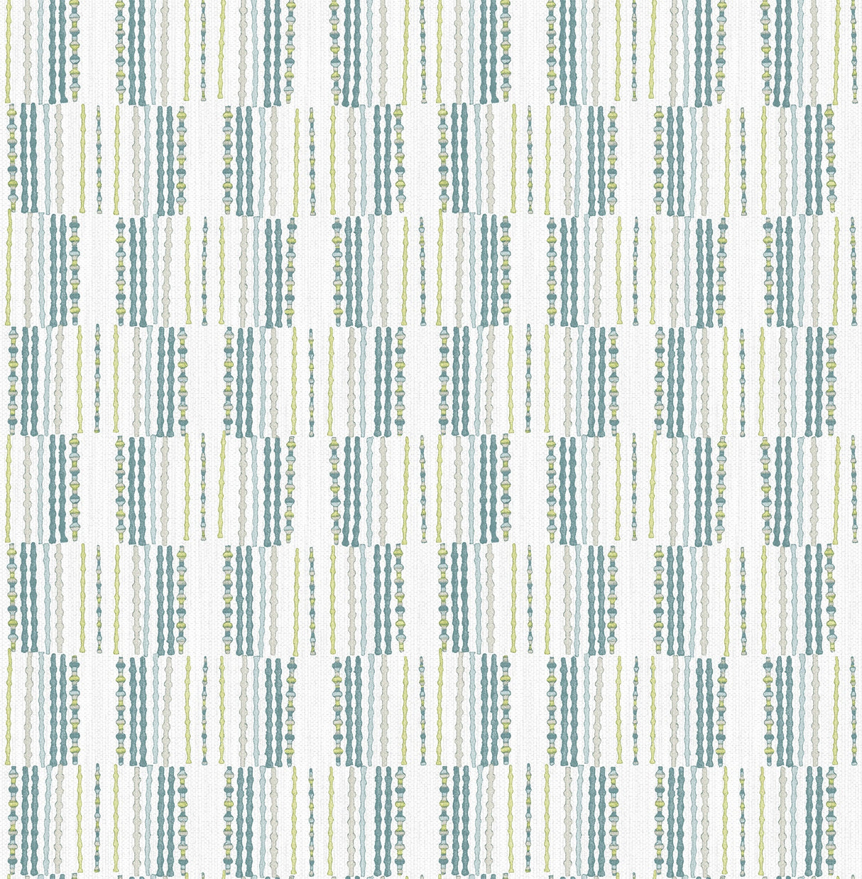 A-Street Prints 2903-25804 Burgen Teal Geometric Linen Wallpaper