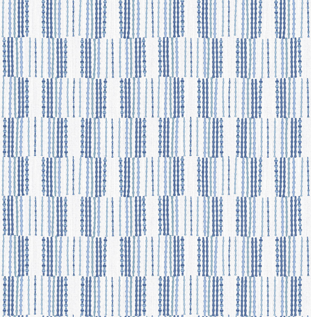 A-Street Prints 2903-25806 Burgen Blue Geometric Linen Wallpaper