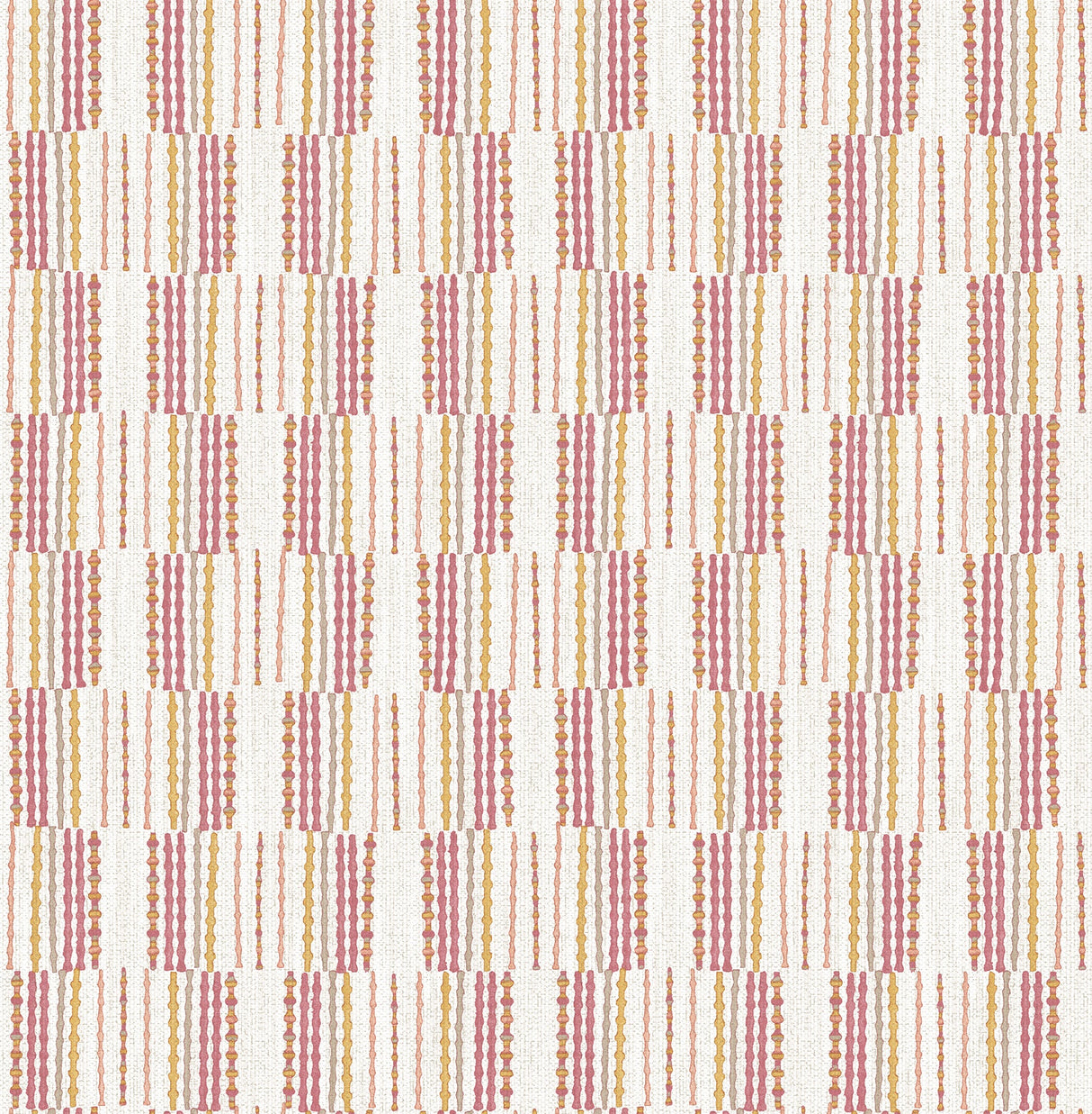A-Street Prints 2903-25807 Burgen Orange Geometric Linen Wallpaper