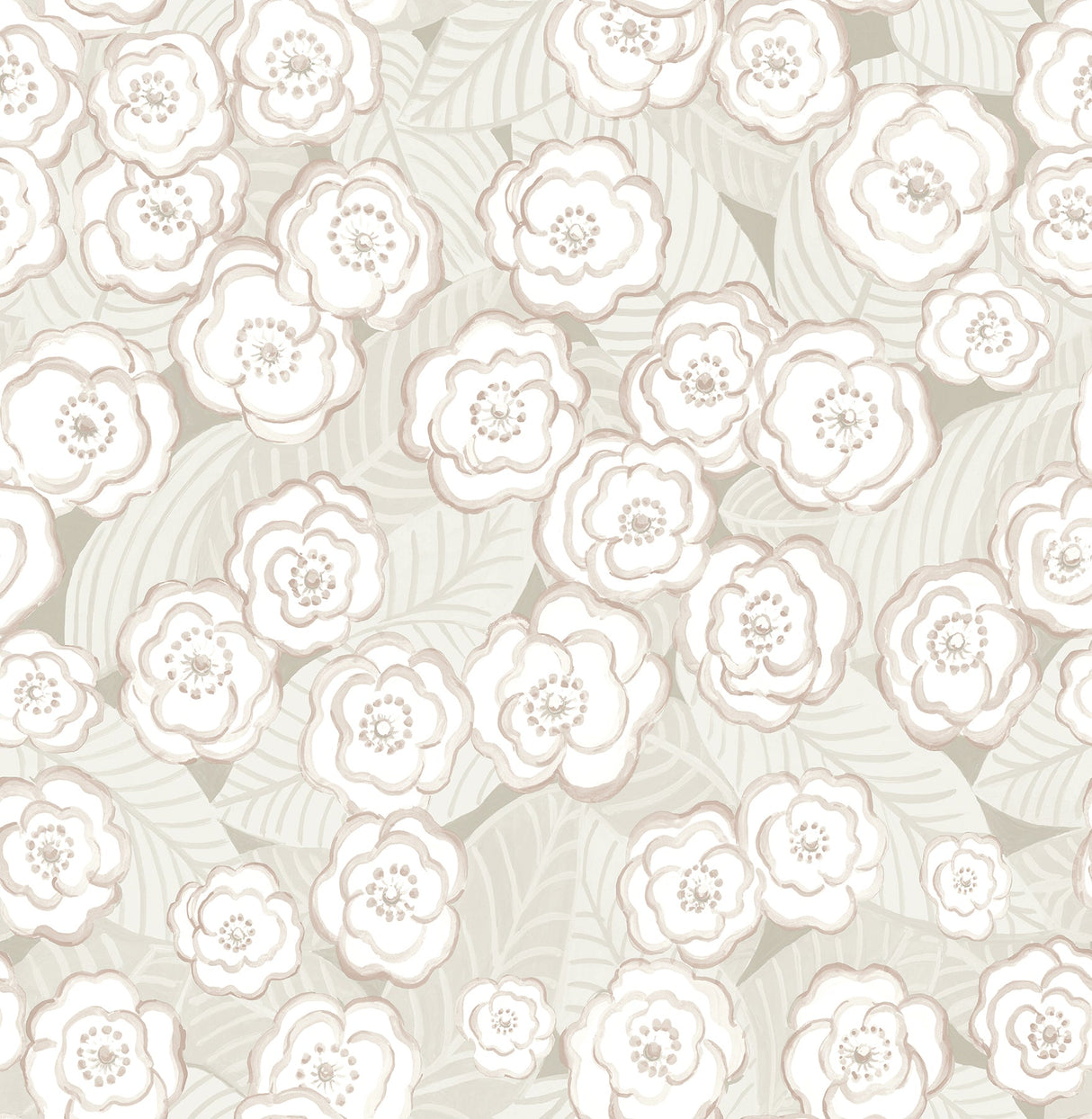 A-Street Prints 2903-25833 Emery Mauve Floral Wallpaper