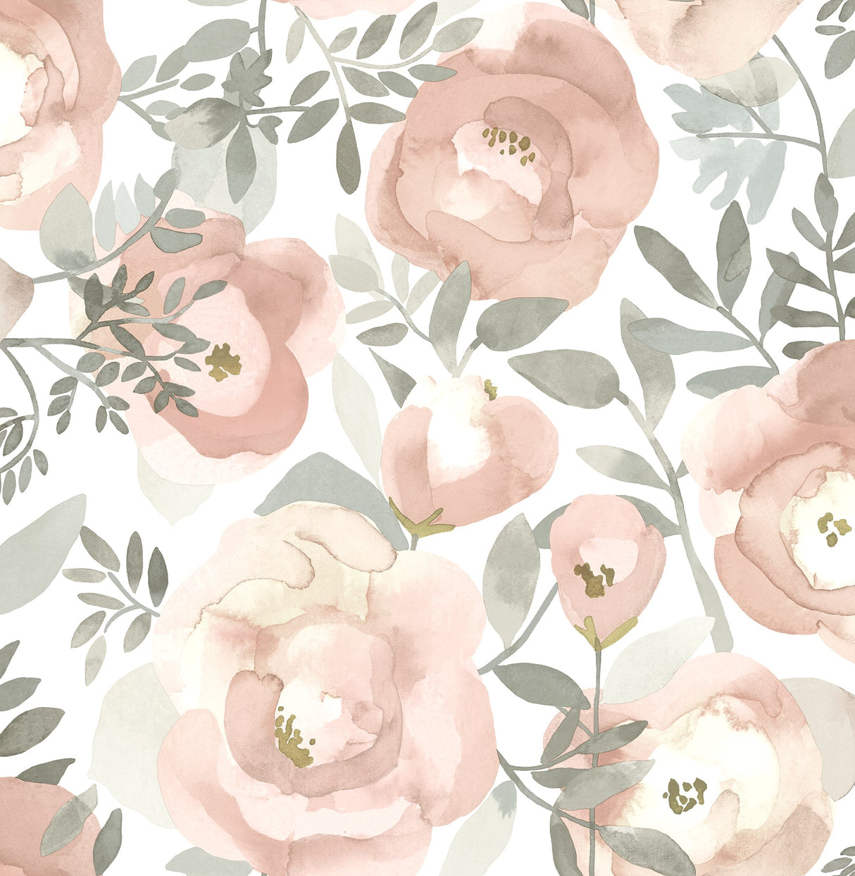 A-Street Prints 2903-25838 Orla Rose Floral Wallpaper